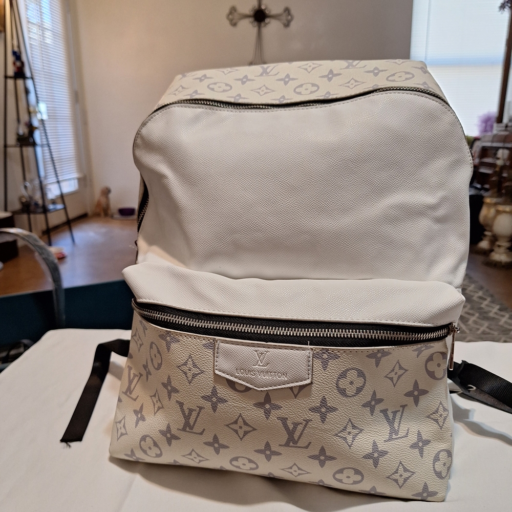 Louis Vuitton Cream Monogram Backpack